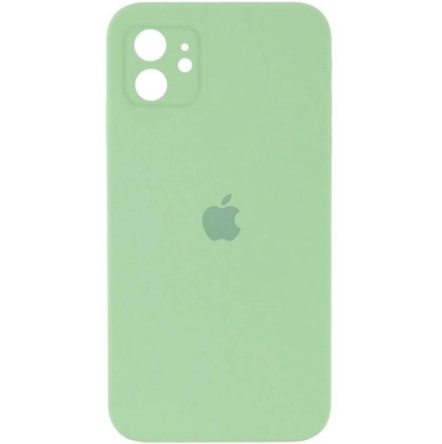 Silicone Case Square Full Camera Protective (AA) для iPhone 11 (Avocado)