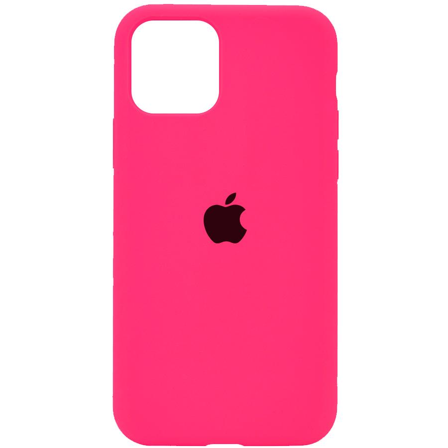 Silicone Case Full Protective (AA) для iPhone 14 Pro Max (6.7") (Barbie pink)