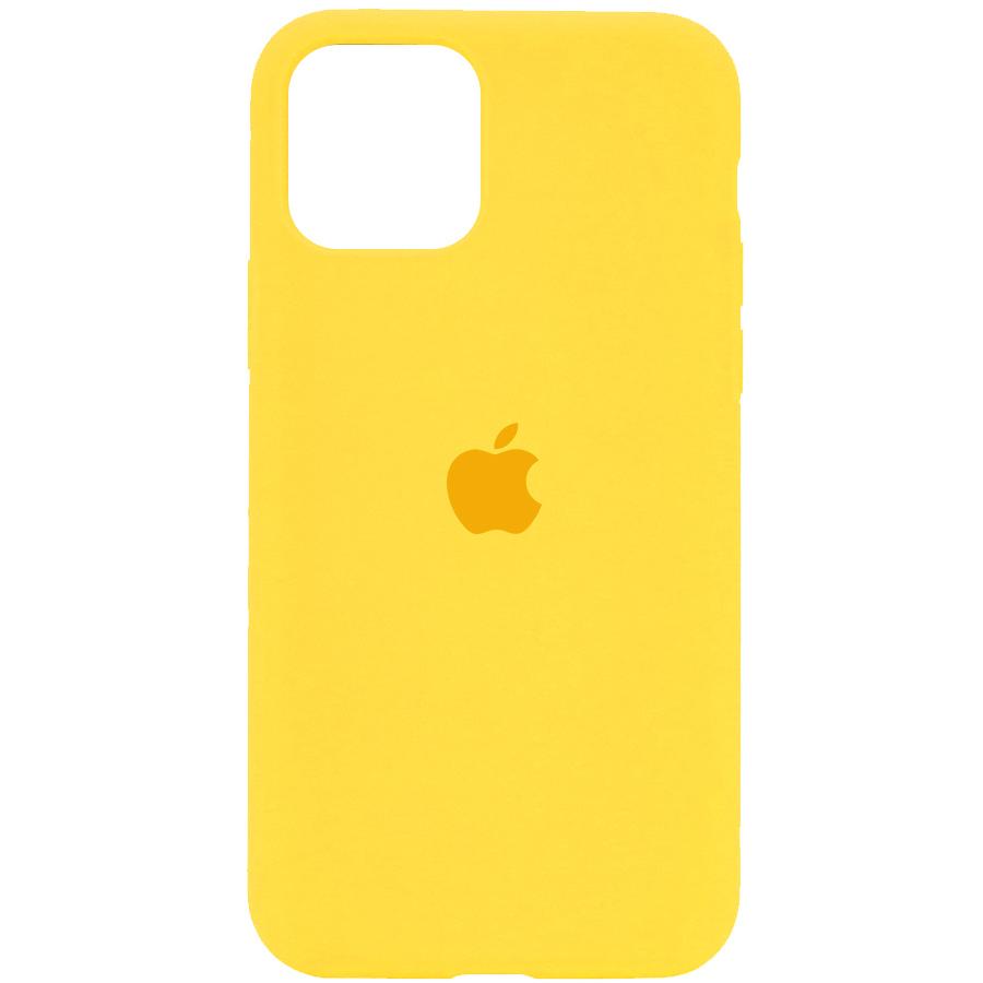 Silicone Case Full Protective (AA) для iPhone 11 (6.1") (Canary Yellow)