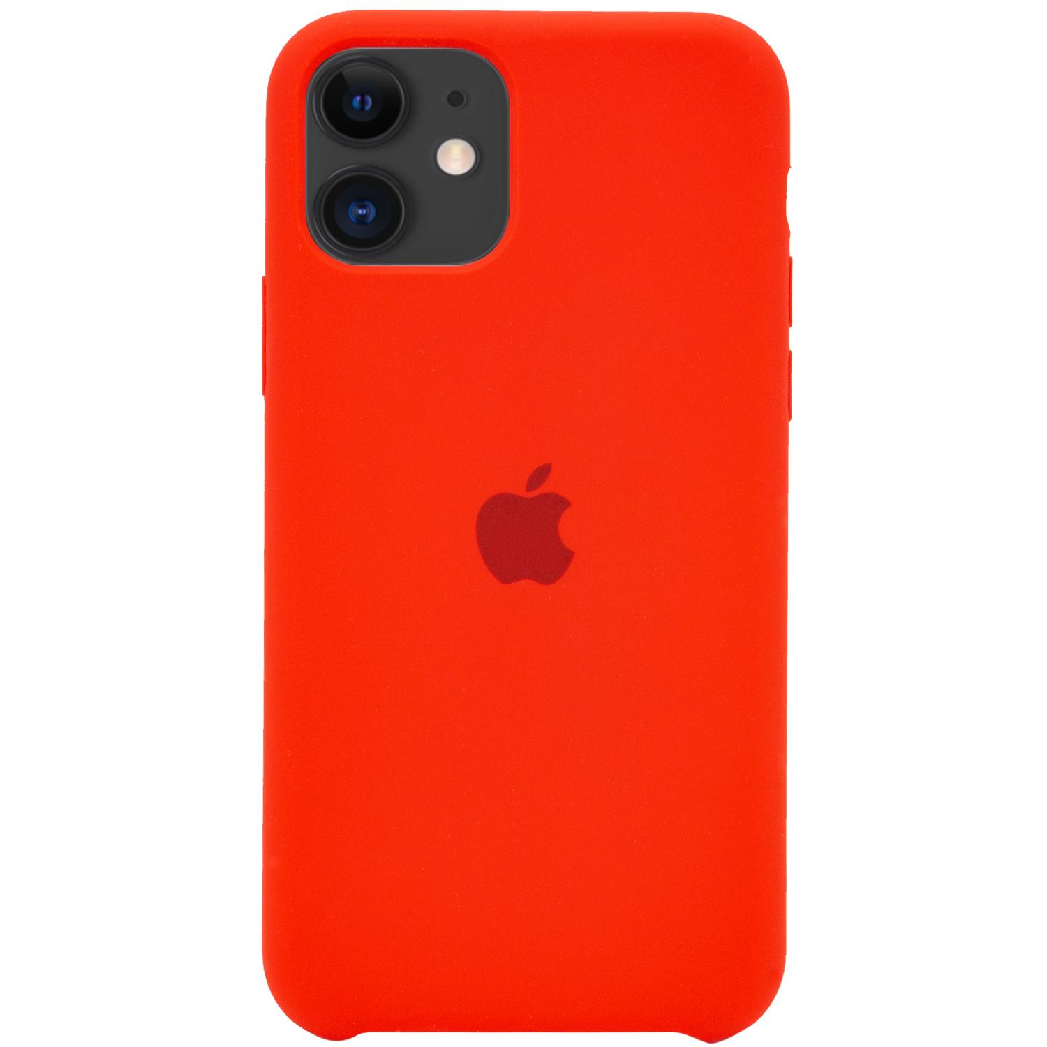 Silicone Case (AA) для iPhone 11 (6.1") (Red)