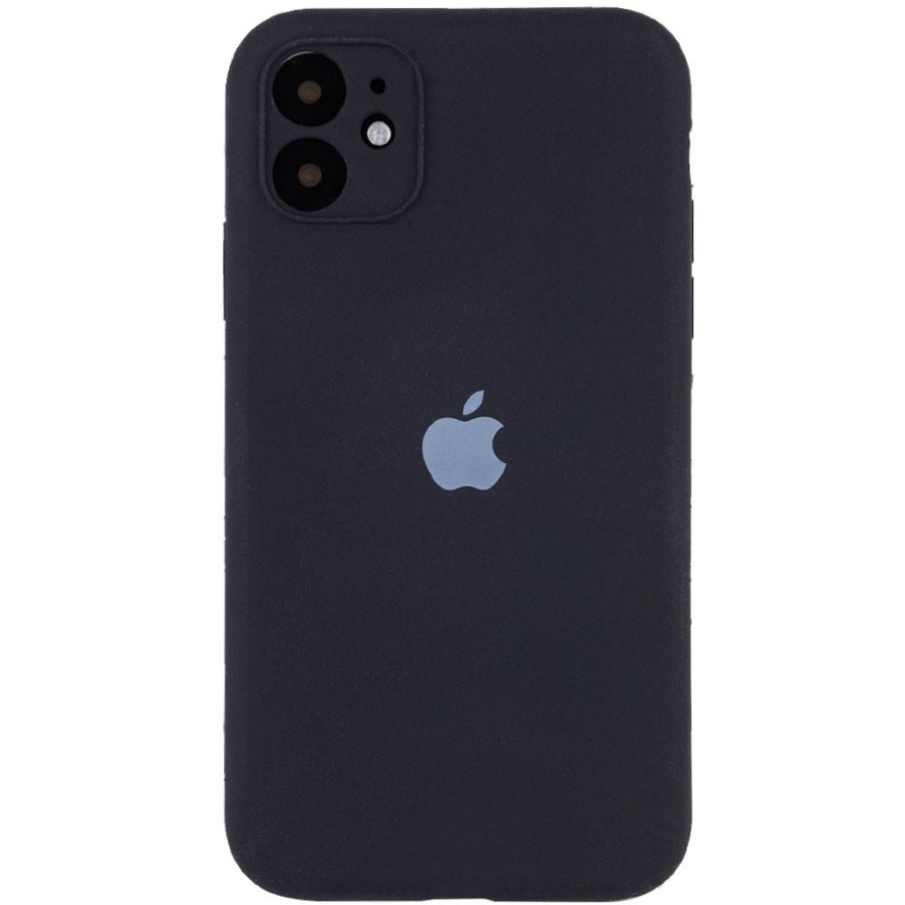 Silicone Case Full Camera Protective (AA) для iPhone 11  (Black)