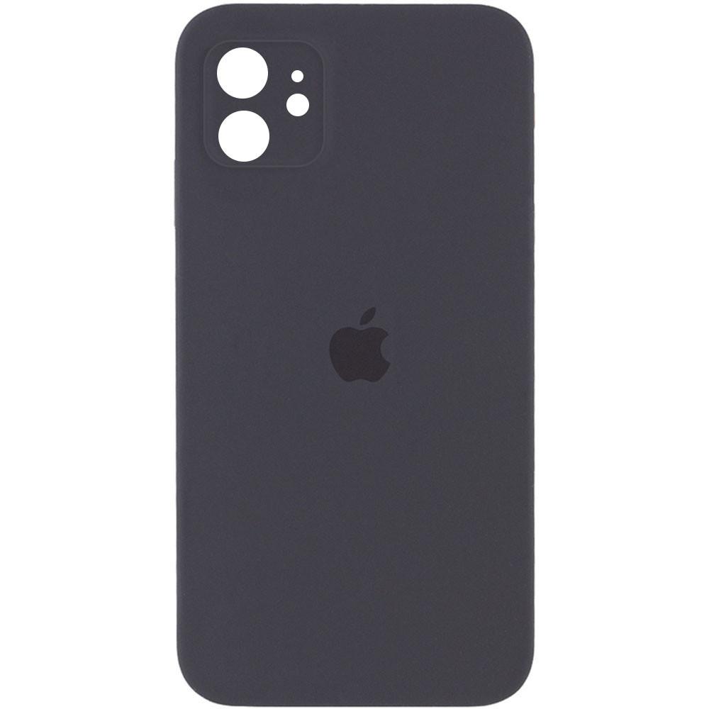 Silicone Case Square Full Camera Protective (AA) для iPhone 11 (Dark Gray)