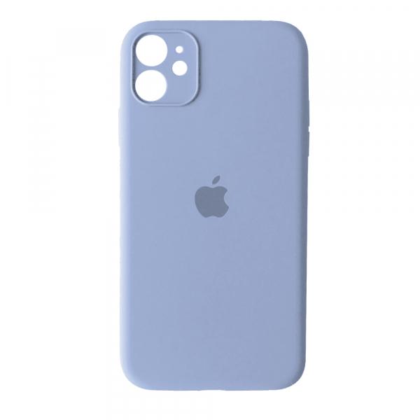 Silicone Case Full Camera Protective (AA) для iPhone 12 (6.1") (Lilac Cream)