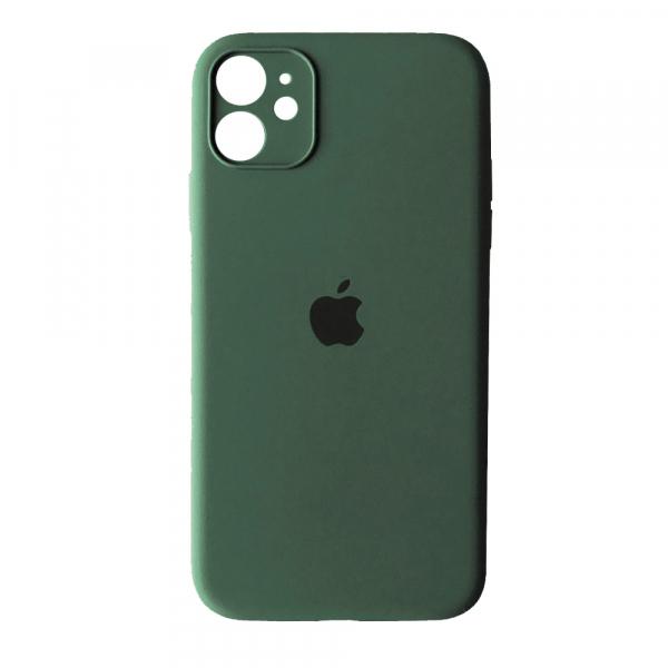 Silicone Case Full Camera Protective (AA) для iPhone 11  (Pine Green)