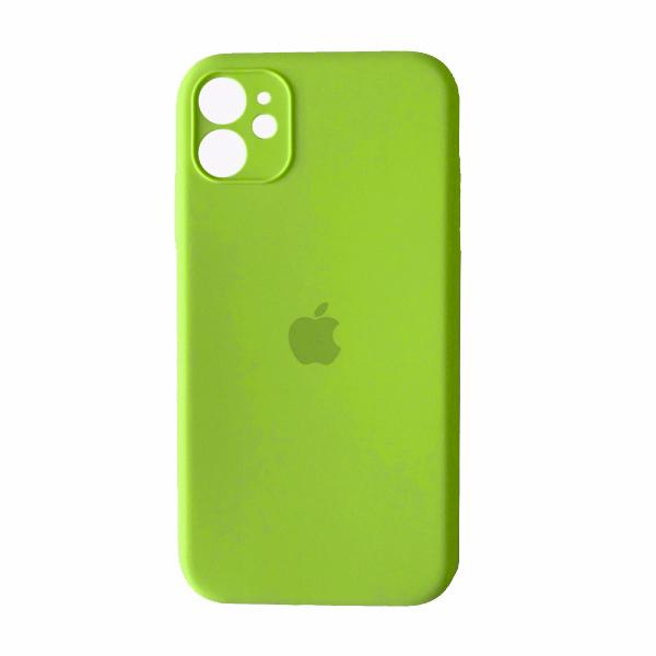 Silicone Case Full Camera Protective (AA) для iPhone 12 (6.1") (Party Green)