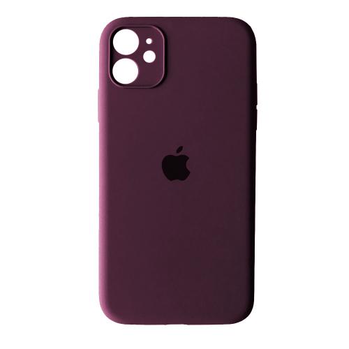 Silicone Case Full Camera Protective (AA) для iPhone 11  (Plum)