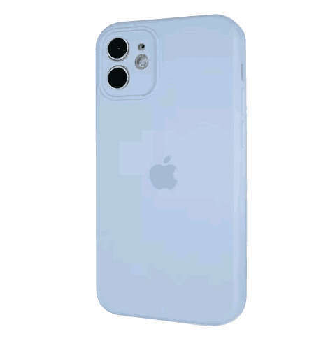 Silicone Case Square Full Camera Protective (AA) для iPhone 11 (Lilac Cream)