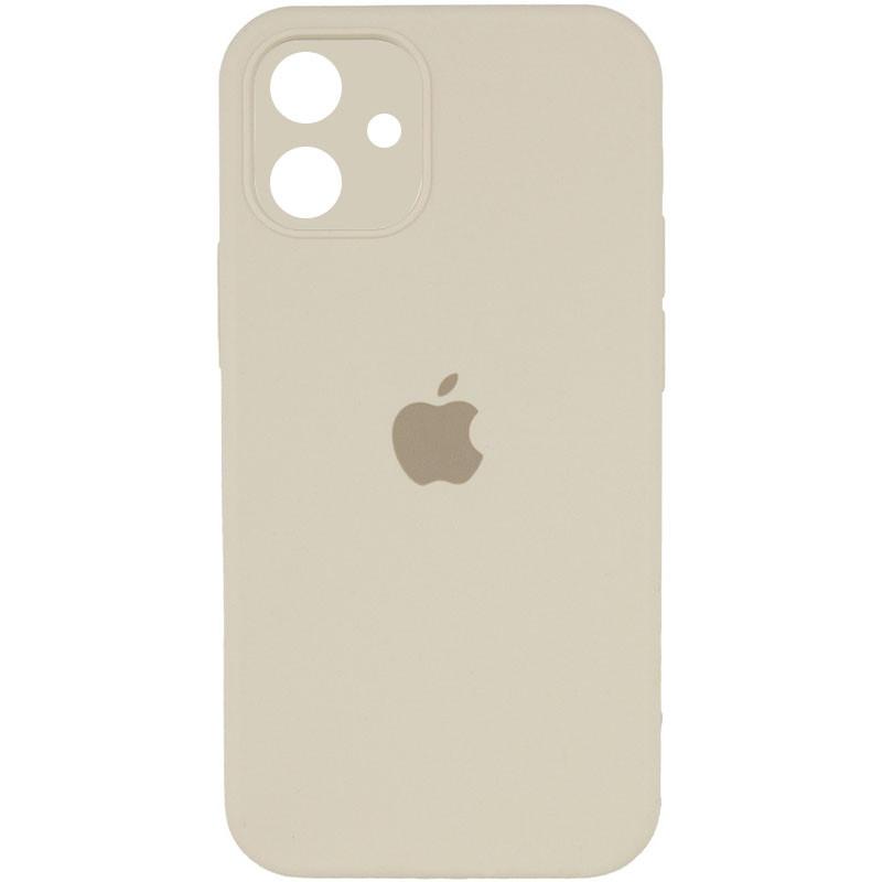 Silicone Case Square Full Camera Protective (AA) для iPhone 11 (Antigue White)
