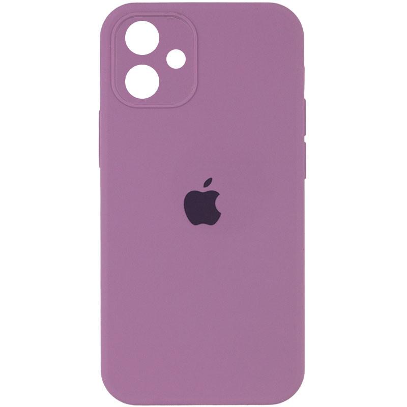 Silicone Case Square Full Camera Protective (AA) для iPhone 11 (Lilac Pride)