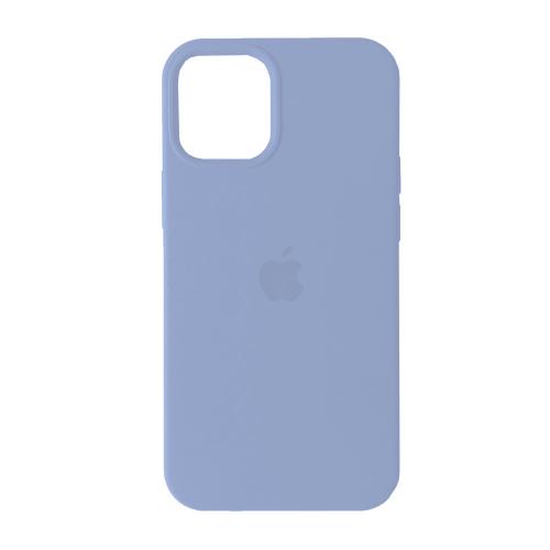 Silicone Case Full Protective (AA) для iPhone 12 / 12 Pro (Lilac cream)