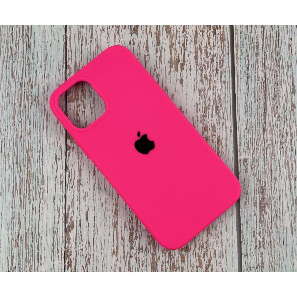 Silicone Case Full Protective (AA) для iPhone 12 mini (Barbie pink)