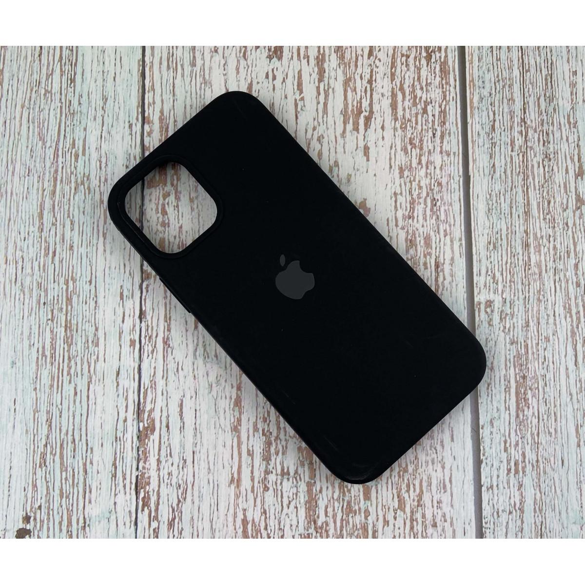 Silicone Case Full Protective (AA) для iPhone 13 mini (Black)