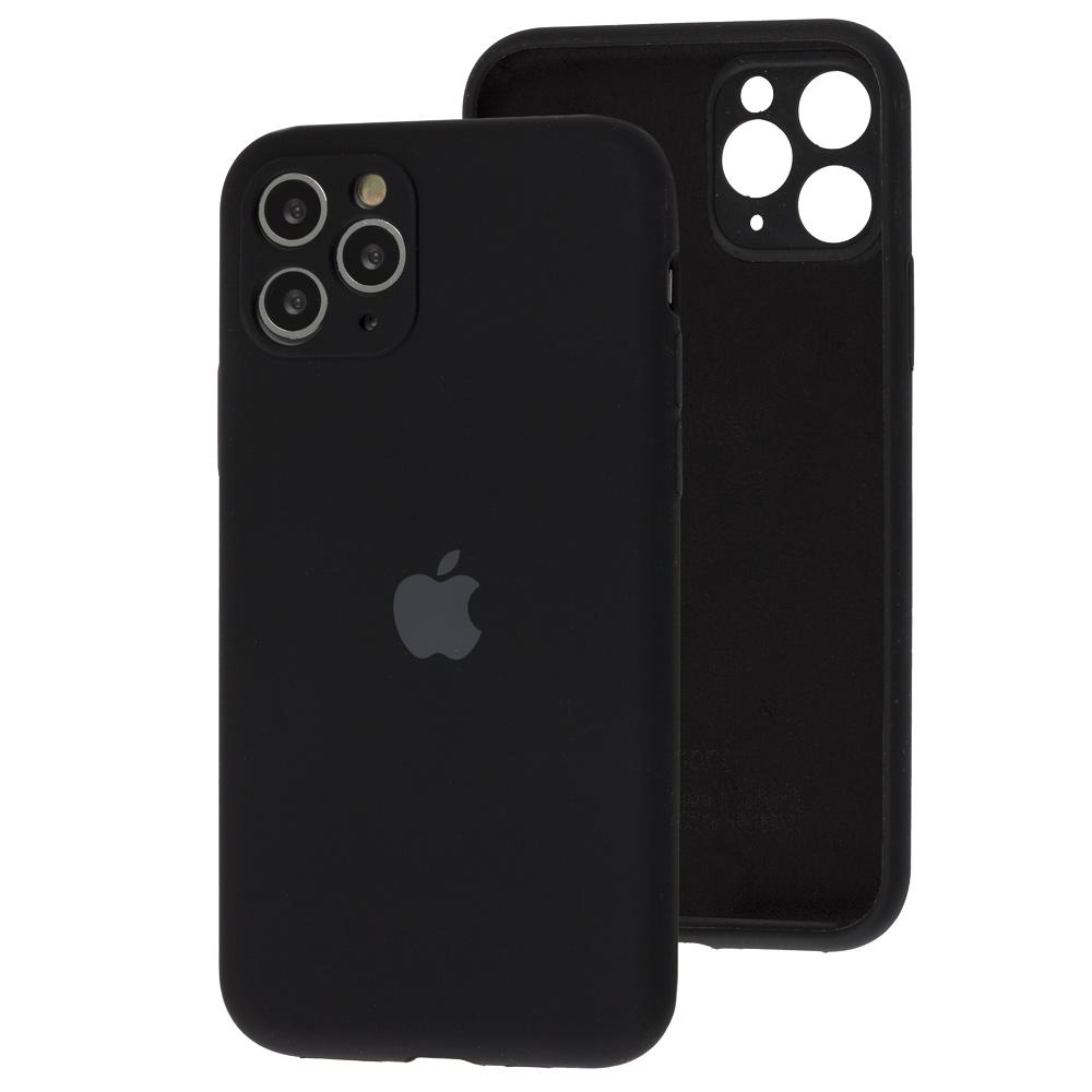 Silicone Case Full Camera Protective (AA) для iPhone 11 Pro (black)