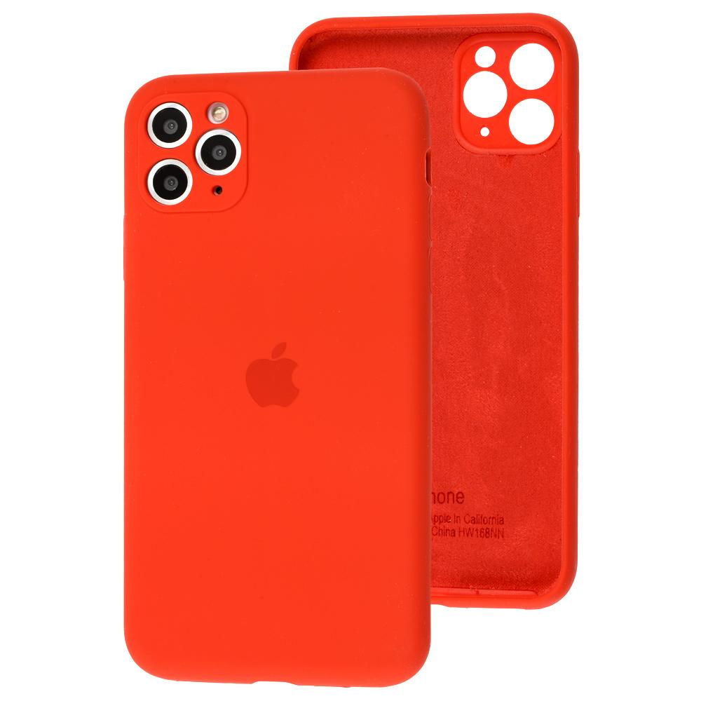 Silicone Case Full Camera Protective (AA) для iPhone 11 Pro Max (red)