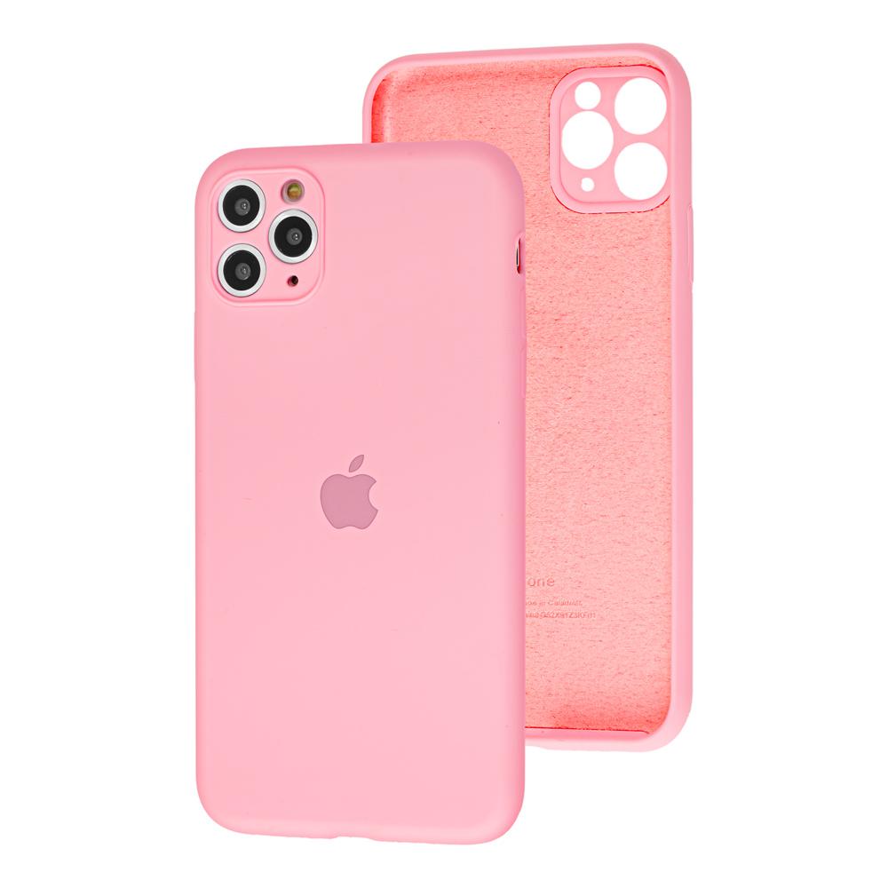 Silicone Case Full Camera Protective (AA) для iPhone 15 Pro (pink)