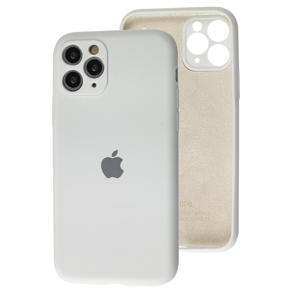 Silicone Case Full Camera Protective (AA) для iPhone 11 Pro Max (white)