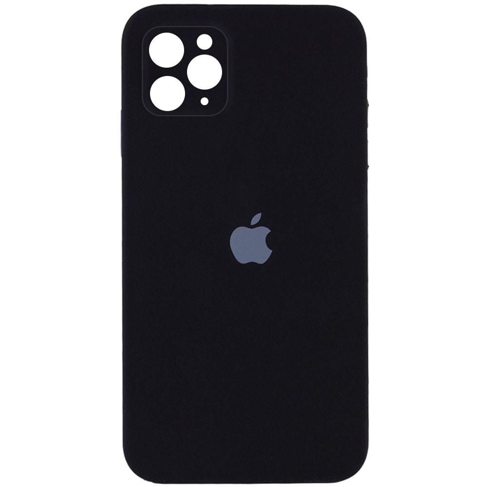 Silicone Case Square Full Camera Protective (AA) для iPhone 11 Pro (Black)