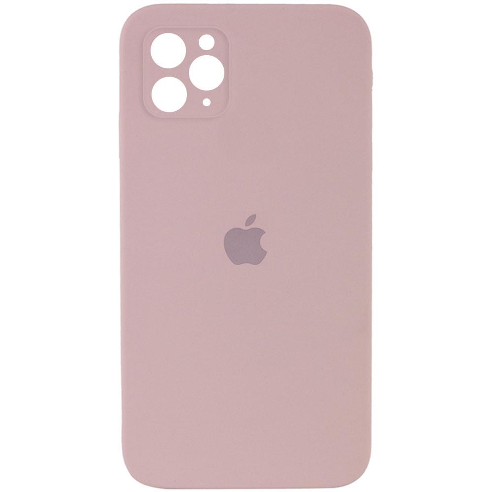 Silicone Case Square Full Camera Protective (AA) для iPhone 11 Pro (Pink Sand)