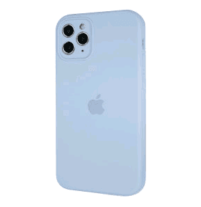 Silicone Case Square Full Camera Protective (AA) для iPhone 11 Pro (Lilac Cream)