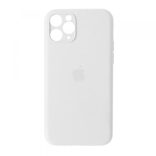 Silicone Case Square Full Camera Protective (AA) для iPhone 15 Pro (White)