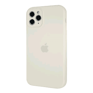 Silicone Case Square Full Camera Protective (AA) для iPhone 11 Pro (Milk)