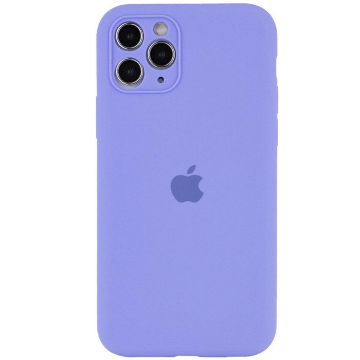 Silicone Case Full Camera Protective (AA) для iPhone 11 Pro (Elegant Purple)