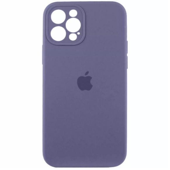 Silicone Case Square Full Camera Protective (AA) для iPhone 11 Pro Max (6.5") (Lavander grey)