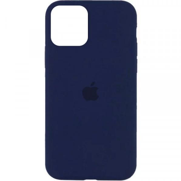 Silicone Case Full Protective (AA) для iPhone 15 Pro Max (Midnight blue)