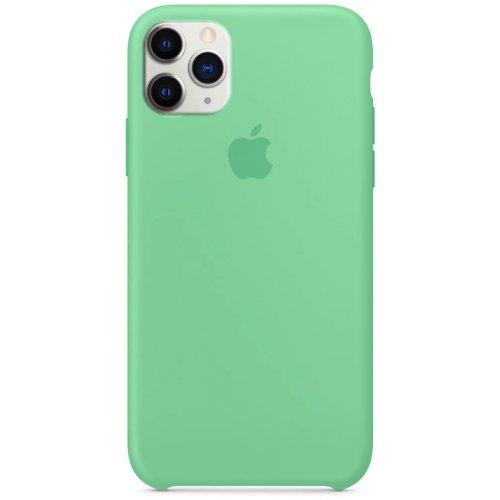 Silicone Case (AA) для iPhone 11 Pro Max (6.5") (Mint)