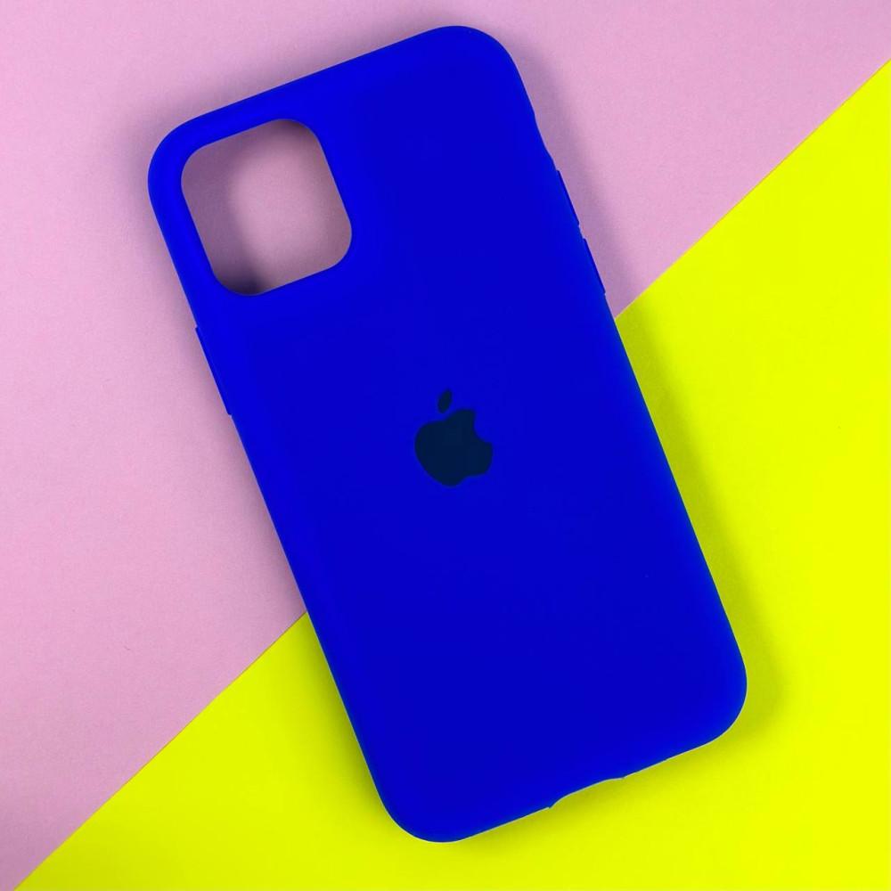 Silicone Case Full Camera Protective (AA) для iPhone 14 (Electric)