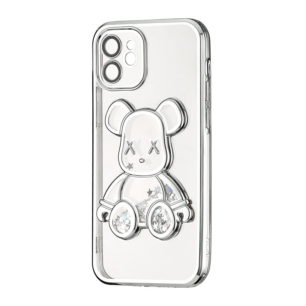 Накладка Shining Bear для IPhone 12 Срібляста