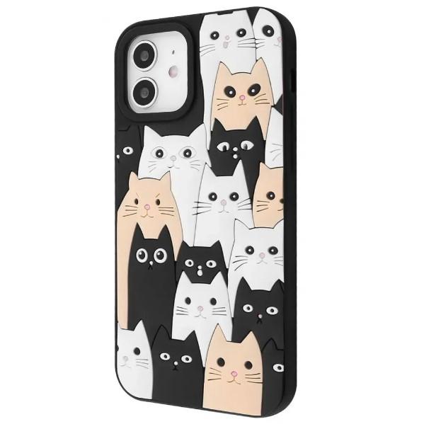 Чохол Doodle Case для Iphone 12/12 Pro (Cats)
