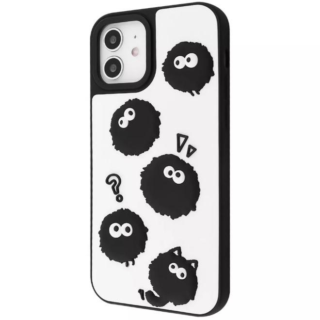 Чохол Doodle Case для Iphone 12/12 Pro (Black fluffy)