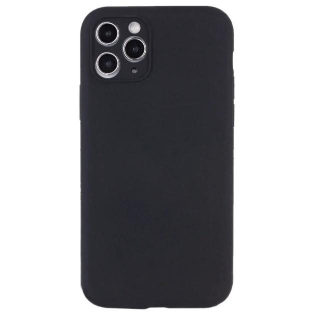 Silicone Case Full Camera Protective NO LOGO для iPhone 13 Pro (Black)