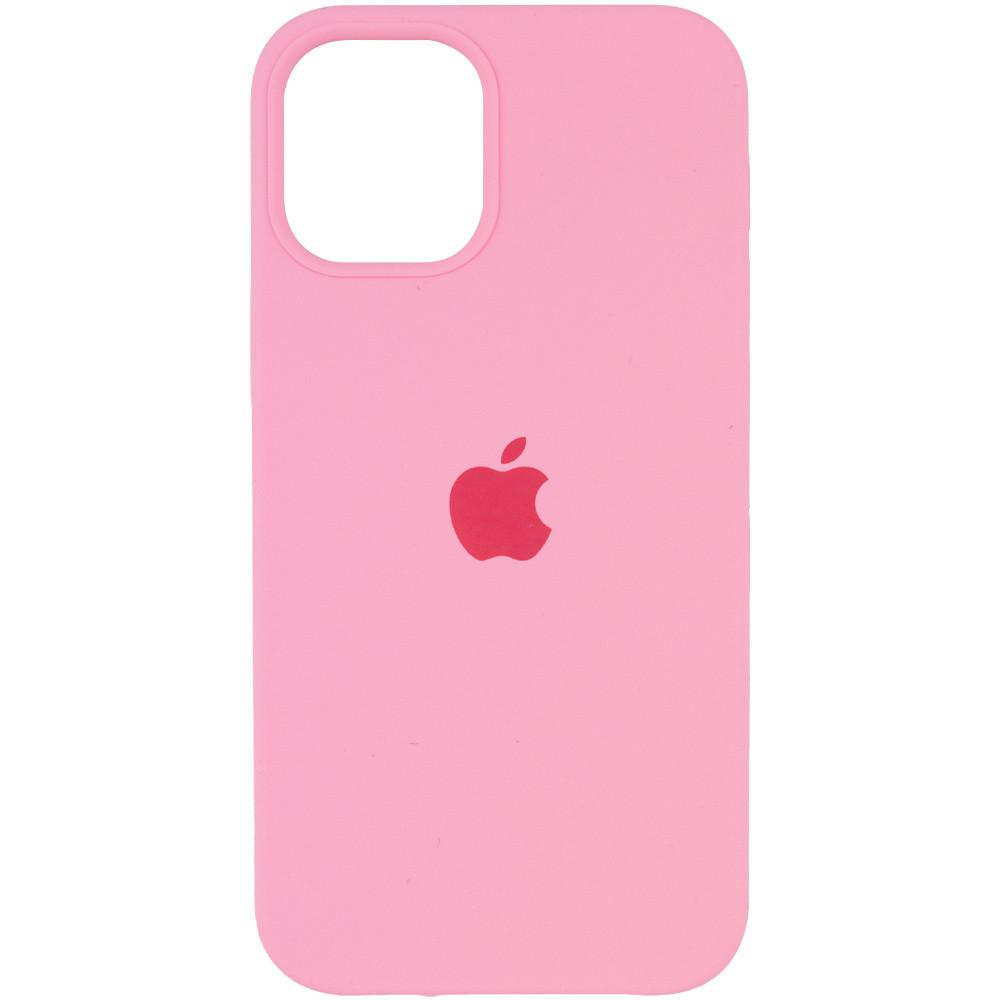 Silicone Case (AA) для iPhone 12 Pro / 12 (6.1") (Light Pink)