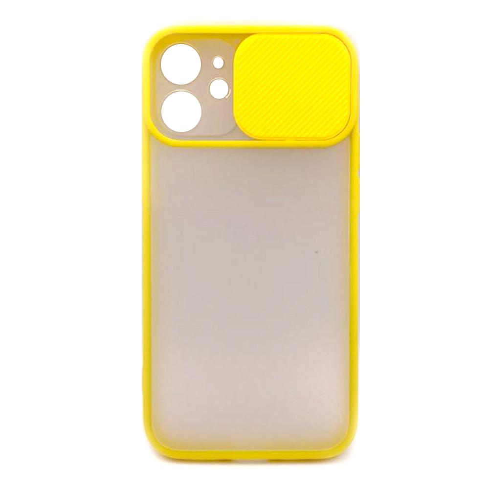 Накладка Camshield mate TPU для IPhone 12 mini (Yellow)