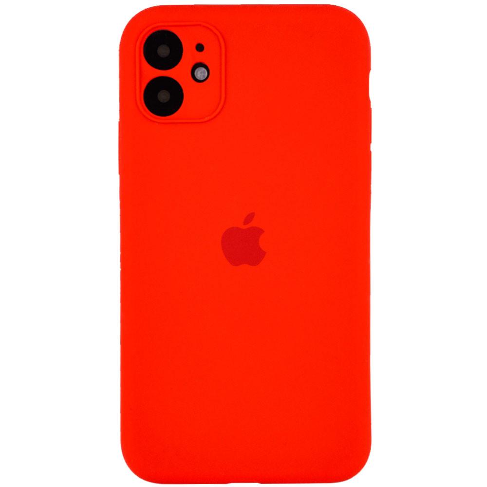 Silicone Case Full Camera Protective (AA) для iPhone 12 (6.1") (Red)