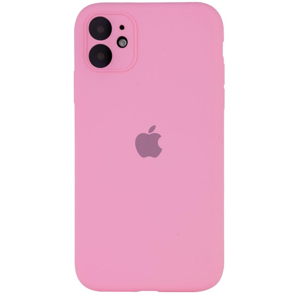 Silicone Case Full Camera Protective (AA) для iPhone 12 (6.1")  (Light Pink)