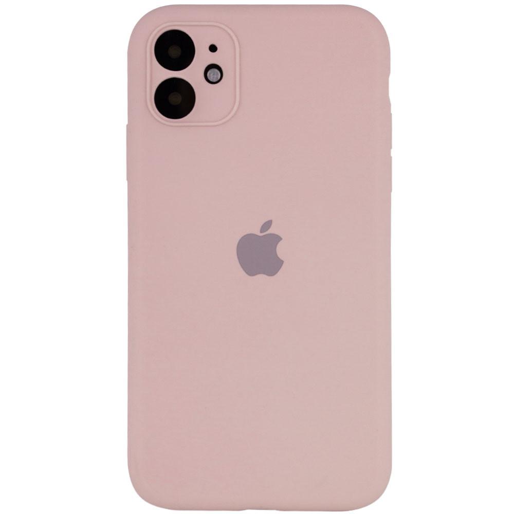 Silicone Case Full Camera Protective (AA) для iPhone 12 (6.1") (Pink Sand)