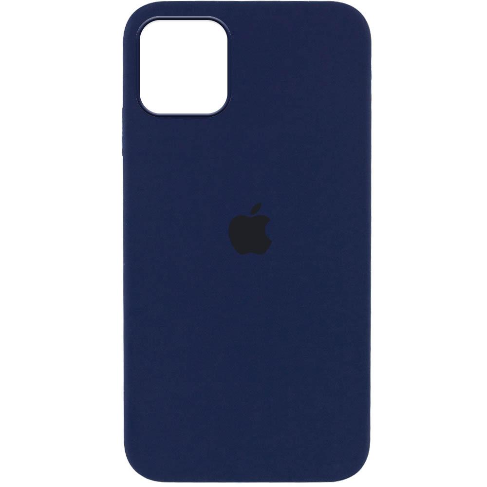 Silicone Case Full Protective (AA) для iPhone 12 / 12 Pro (Deep navy)