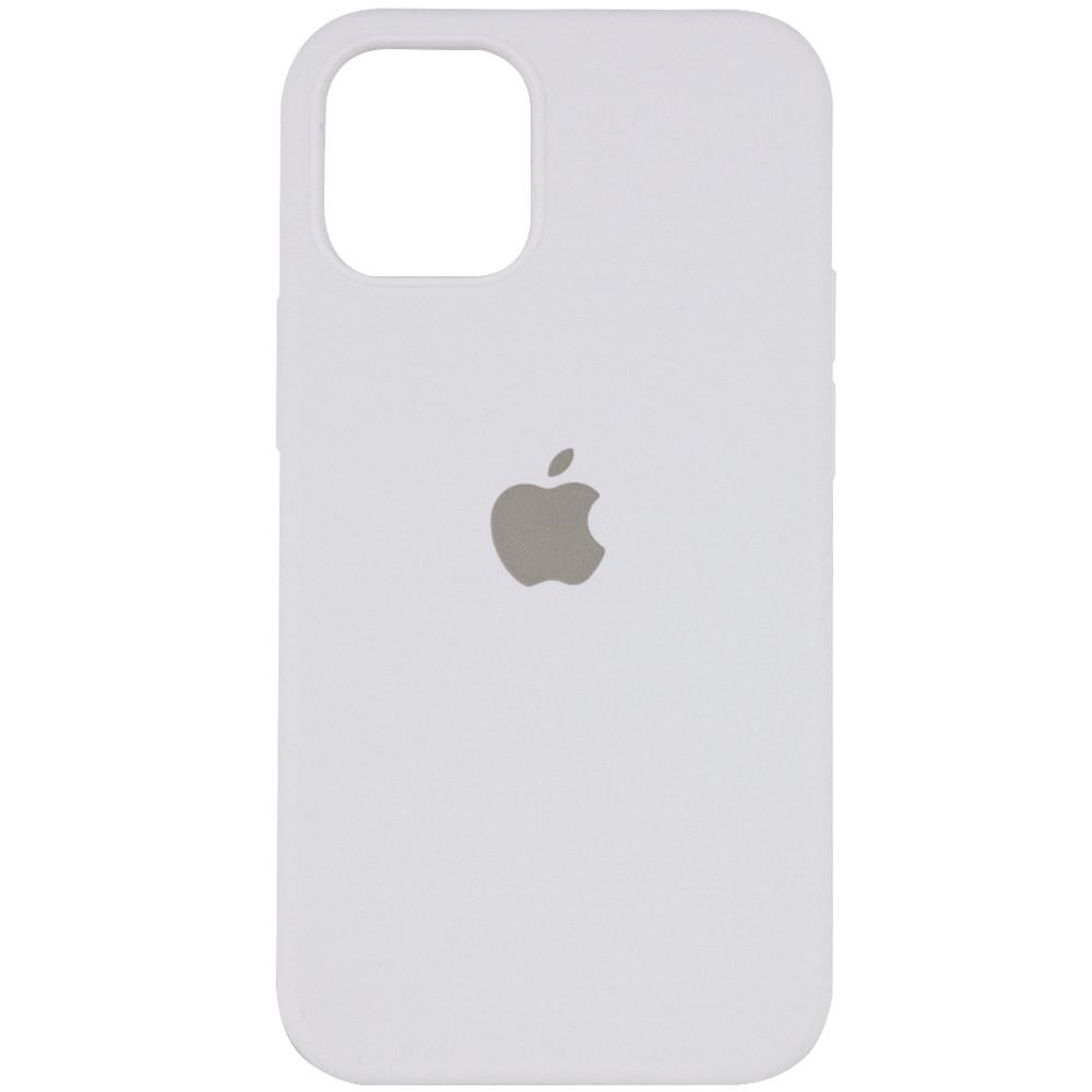 Silicone Case Full Protective (AA) для iPhone 12 / 12 Pro  (White)