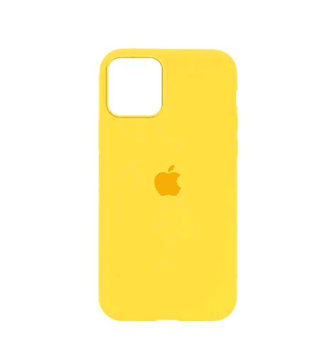 Silicone Case Full Protective (AA) для iPhone 13 (Yellow)