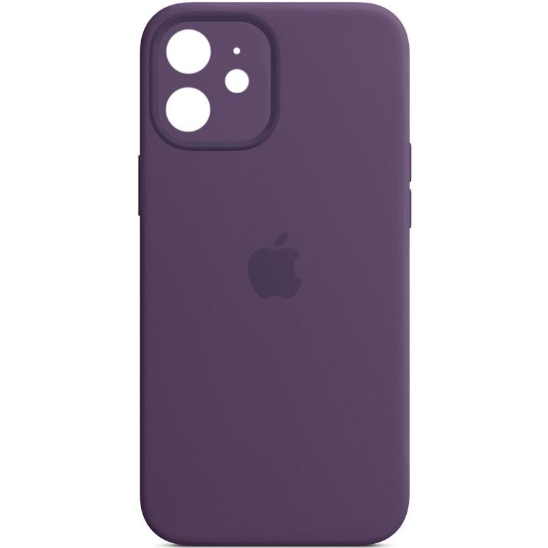 Silicone Case Full Camera Protective (AA) для iPhone 12 (6.1") (Violet)