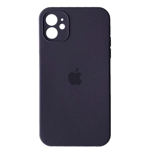 Silicone Case Full Camera Protective (AA) для iPhone 12 (6.1") (Elderberry)