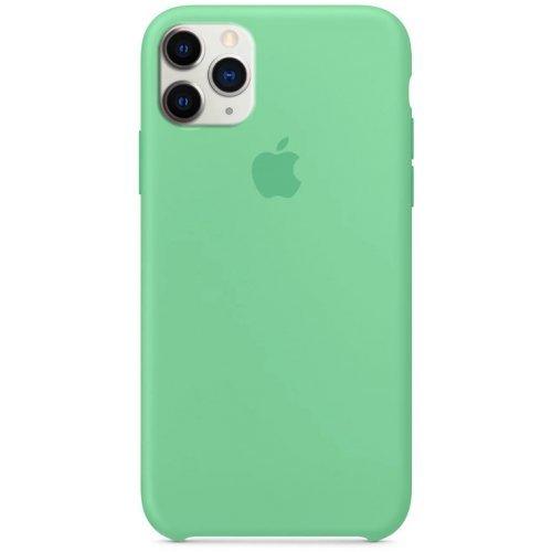 Silicone Case (AA) для iPhone 12 Pro Max (6.7") (Mint)