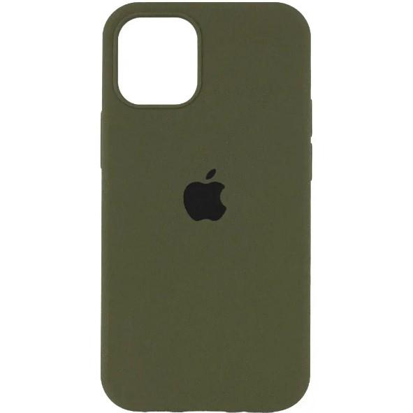 Silicone Case (AA) для iPhone 12 mini (5.4") (Stone Olive)