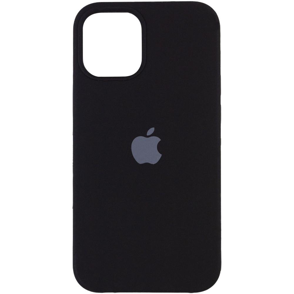 Silicone Case (AA) для iPhone 12 Pro Max (6.7") (Black)