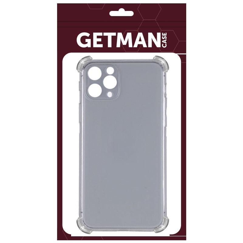 Накладка GETMAN Ease logo WXD для  iPhone 12 Pro Max (6.7") сіра протиударна