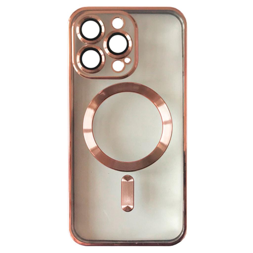 Накладка SHINING Camera MagSafe для iPhone 16 Pro Max Rose Gold