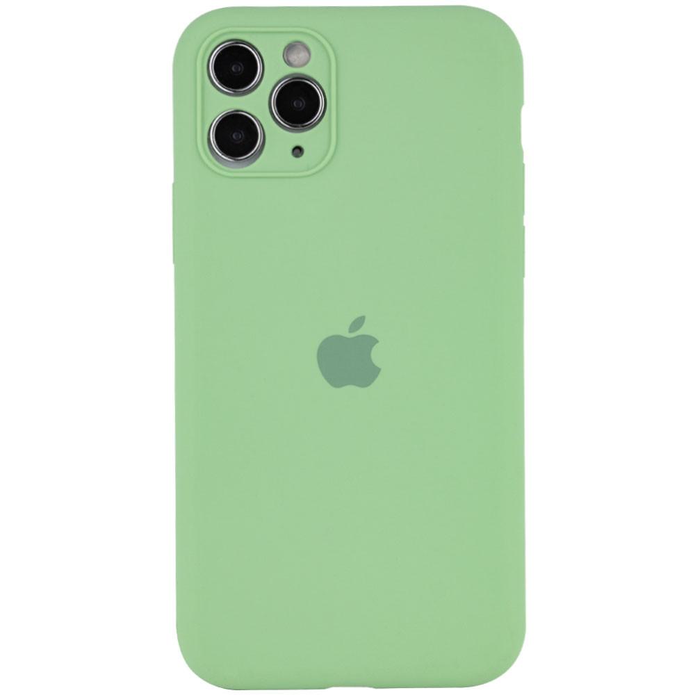 Silicone Case Full Camera Protective (AA) для iPhone 16 Pro Max (Mint)